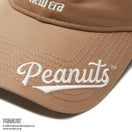 【ゴルフ】 9TWENTY ロングバイザー PEANUTS ピーナッツ バイザーロゴ カーキ