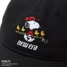 【ゴルフ】 9TWENTY ロングバイザー PEANUTS ピーナッツ バイザーロゴ ブラック