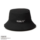 バケット01 PEANUTS ピーナッツ レザーパッチ ブラック