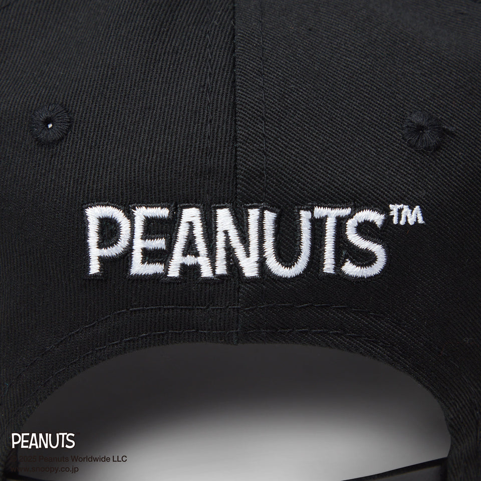 9FORTY A-Frame PEANUTS ピーナッツ スヌーピー ホワイト/ブラック