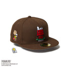 59FIFTY PEANUTS ピーナッツ スヌーピー ウッドストック ピンズ ウォルナット