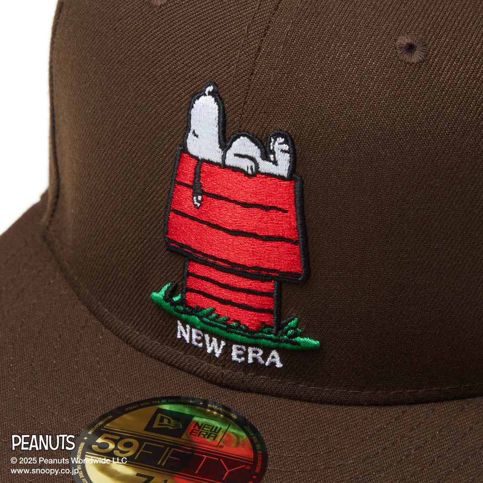 59FIFTY PEANUTS ピーナッツ スヌーピー ウッドストック ピンズ ウォルナット