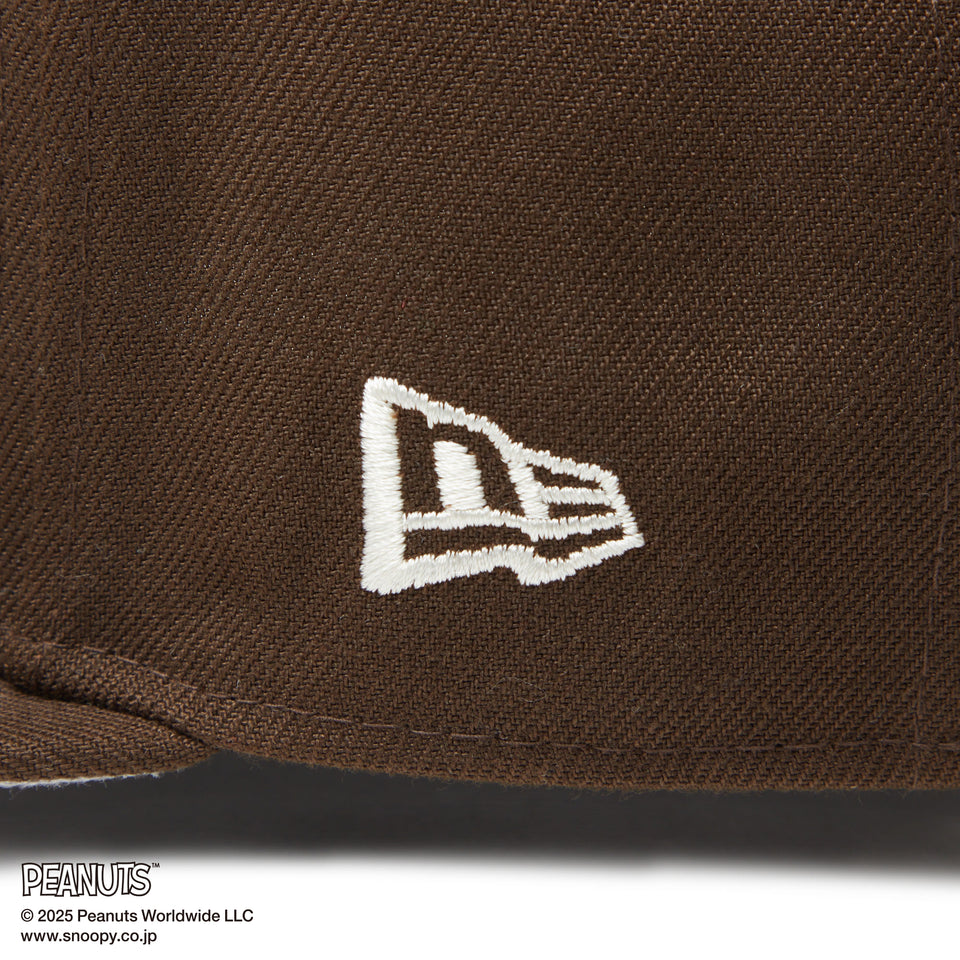 59FIFTY PEANUTS ピーナッツ スヌーピー ウッドストック ピンズ ウォルナット