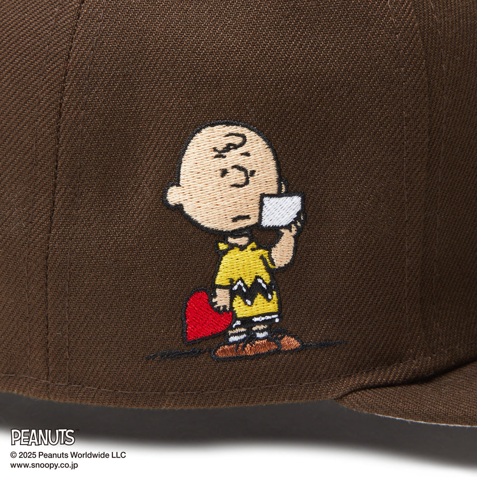 59FIFTY PEANUTS ピーナッツ スヌーピー ウッドストック ピンズ ウォルナット