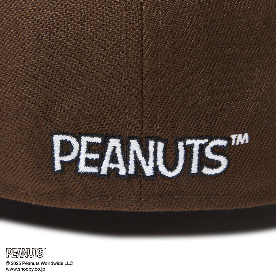 59FIFTY PEANUTS ピーナッツ スヌーピー ウッドストック ピンズ ウォルナット