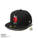59FIFTY PEANUTS ピーナッツ スヌーピー ウッドストック ピンズ ブラック
