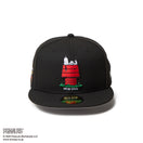 59FIFTY PEANUTS ピーナッツ スヌーピー ウッドストック ピンズ ブラック