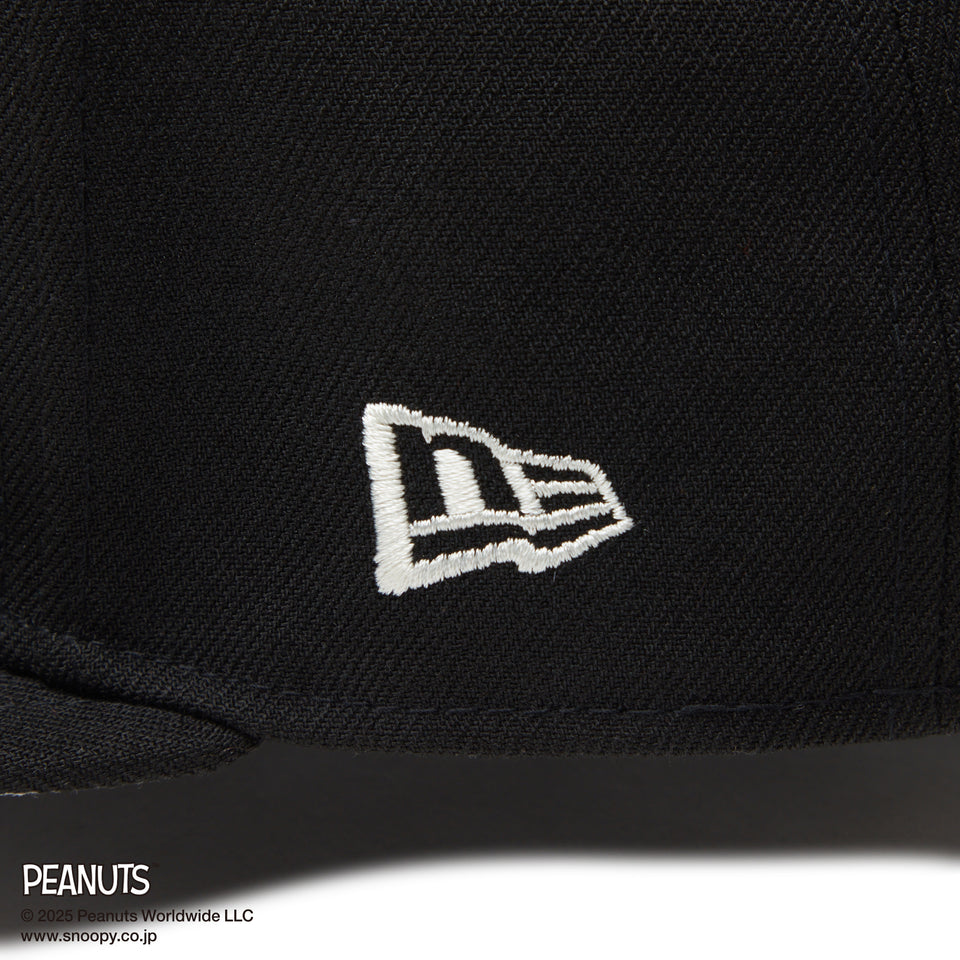 59FIFTY PEANUTS ピーナッツ スヌーピー ウッドストック ピンズ ブラック