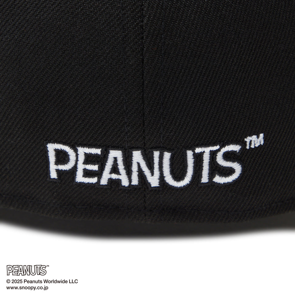 59FIFTY PEANUTS ピーナッツ スヌーピー ウッドストック ピンズ ブラック