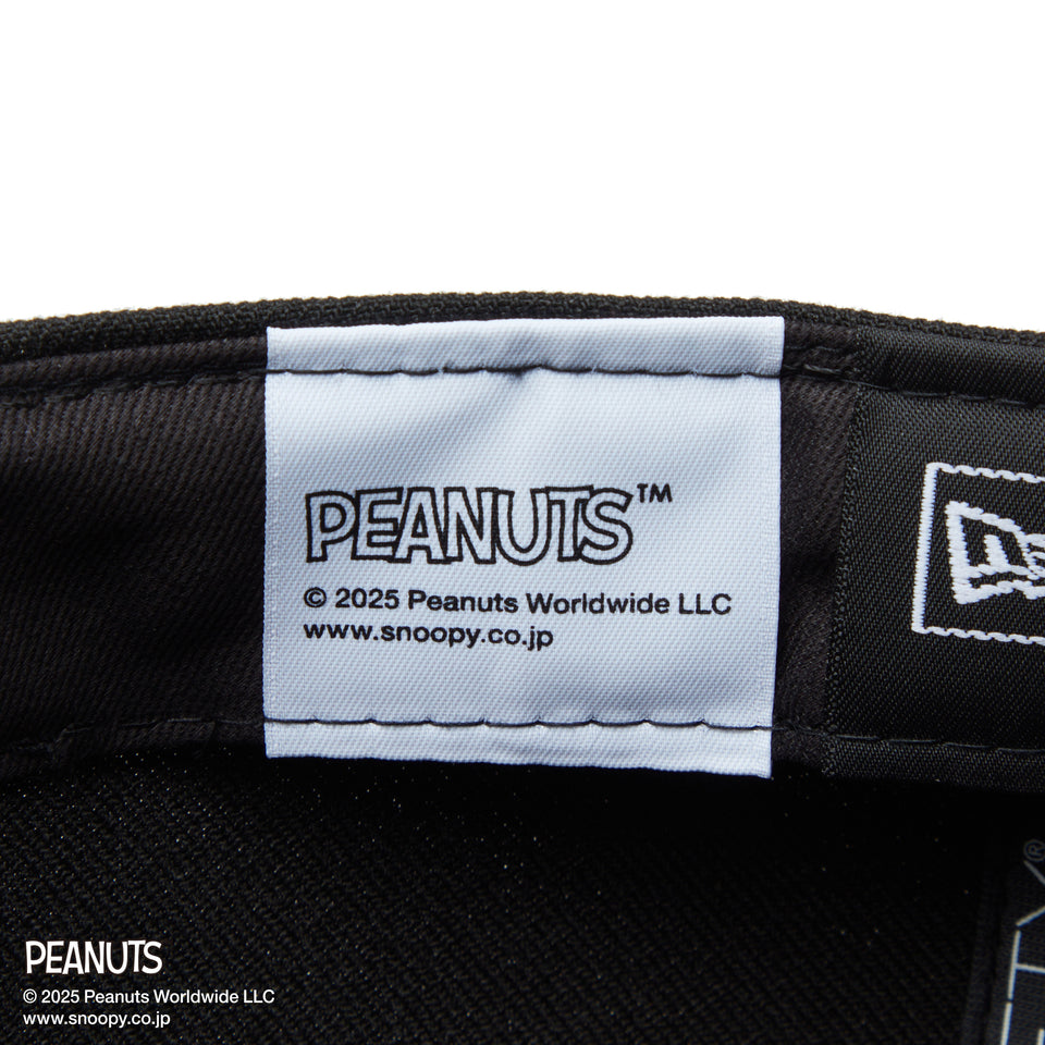 59FIFTY PEANUTS ピーナッツ スヌーピー ウッドストック ピンズ ブラック