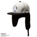59FIFTY Dog Ear ドッグイヤー PEANUTS ピーナッツ スヌーピー ホワイト ブラックバイザー