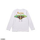 Youth 長袖 コットン Tシャツ たべっ子どうぶつ Dream Animals ホワイト