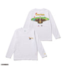 Youth 長袖 コットン Tシャツ たべっ子どうぶつ Dream Animals ホワイト