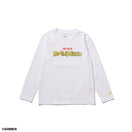 Youth 長袖 コットン Tシャツ たべっ子どうぶつ TABEKKO BASEBALL CLUB ホワイト