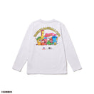 Youth 長袖 コットン Tシャツ たべっ子どうぶつ TABEKKO BASEBALL CLUB ホワイト