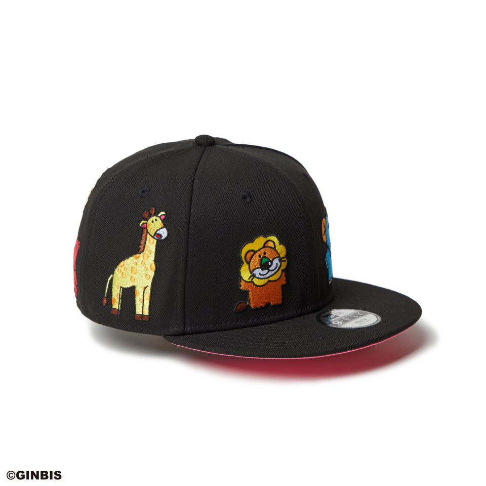 Youth 9FIFTY たべっ子どうぶつ オールオーバー ブラック