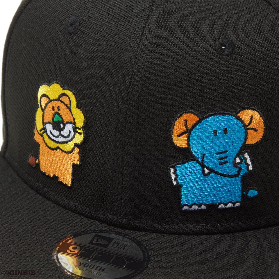 Youth 9FIFTY たべっ子どうぶつ オールオーバー ブラック