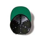 Youth 9FIFTY Powered by GORO NAKATSUGAWA（min-nano）オークランド・アスレチックス ダークシーウィード ブラウンバイザー