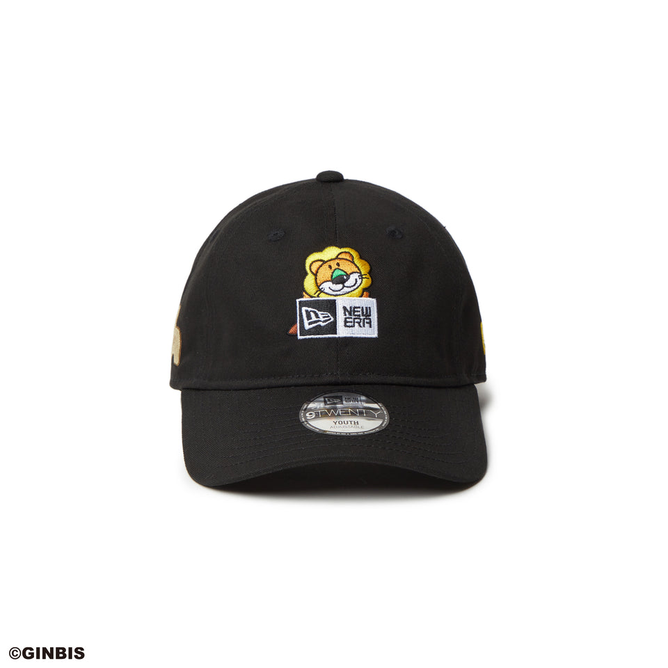 Youth 9TWENTY たべっ子どうぶつ らいおん ボックスロゴ ブラック