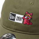 Youth 9TWENTY たべっ子どうぶつ ねこ ボックスロゴ ニューオリーブ