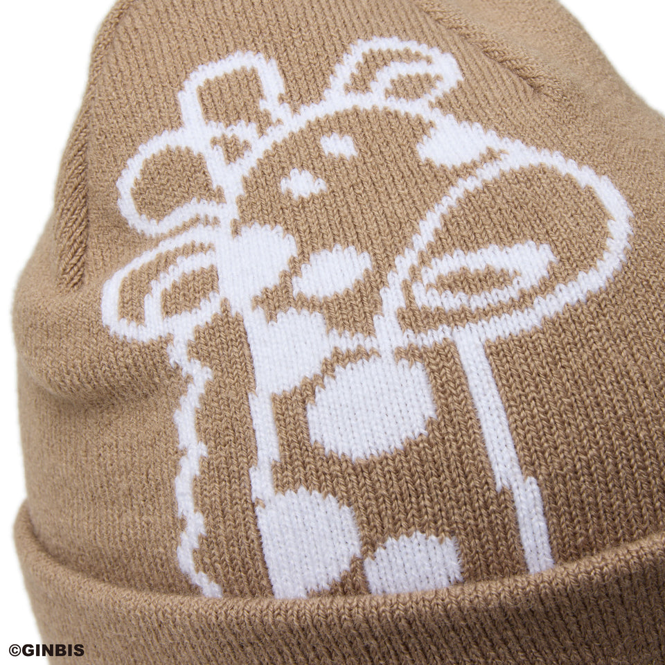 Kid's カフニット たべっ子どうぶつ きりん カーキ