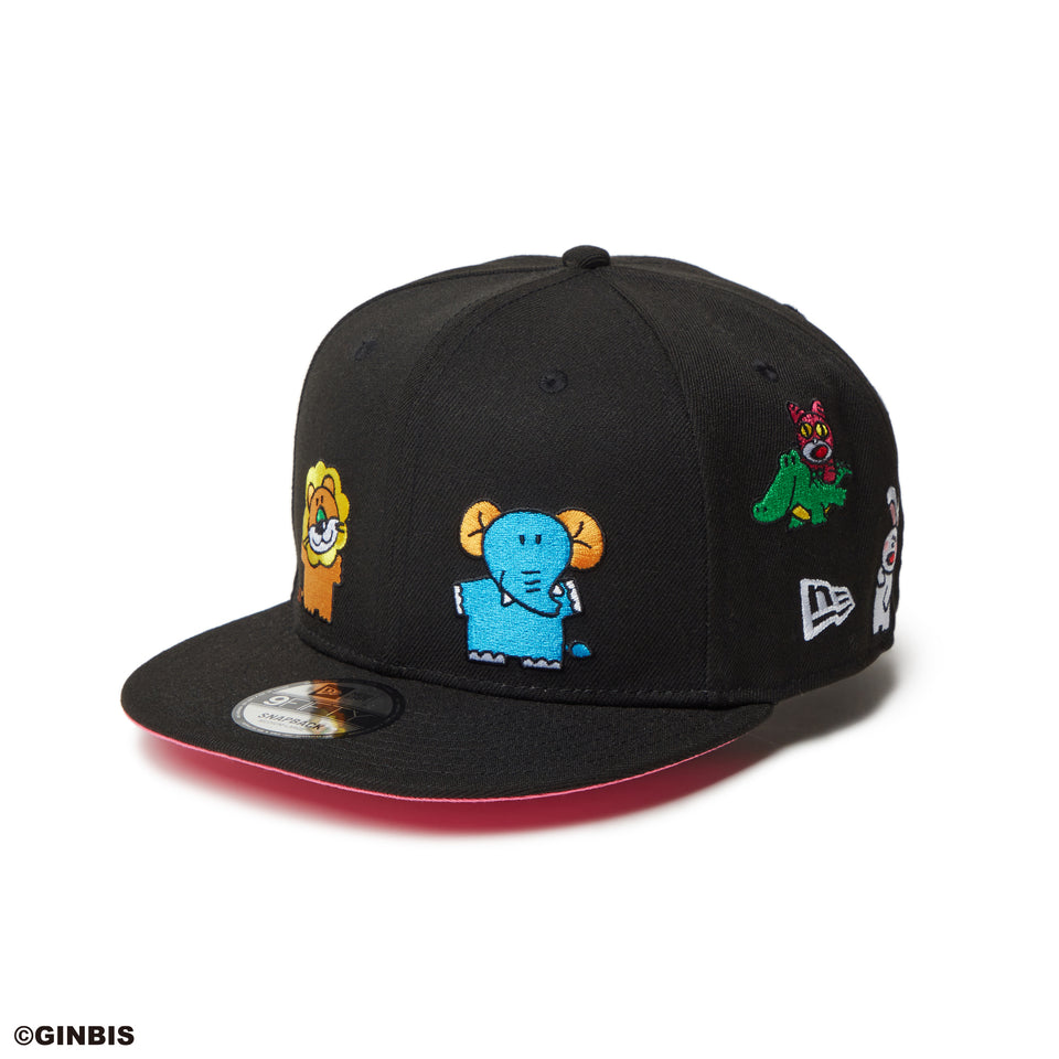 9FIFTY たべっ子どうぶつ オールオーバー ブラック