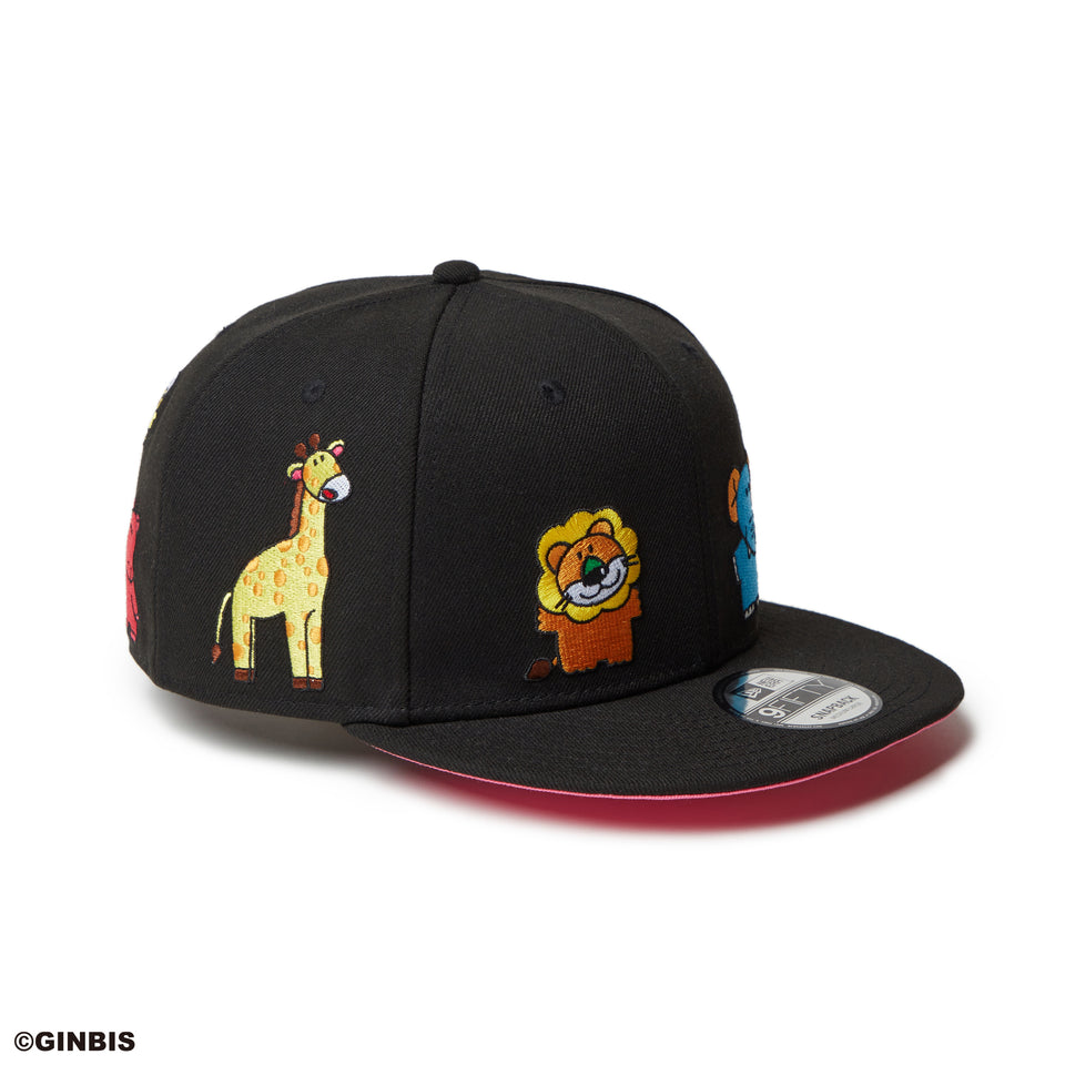 9FIFTY たべっ子どうぶつ オールオーバー ブラック