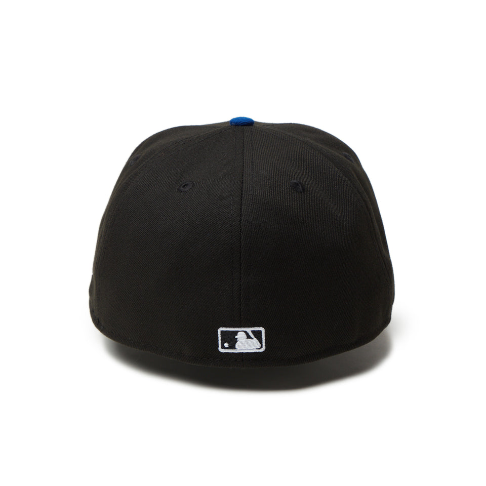 59FIFTY Powered by GORO NAKATSUGAWA（min-nano）ロサンゼルス・ドジャース ブラック ライトロイヤルバイザー