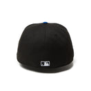59FIFTY Powered by GORO NAKATSUGAWA（min-nano）ロサンゼルス・ドジャース ブラック ライトロイヤルバイザー