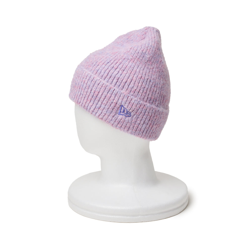 ベーシック カフニット Fluffy and Soft アルパカ パープル