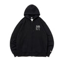 裏毛 スウェット フルジップフーディー TAKAHIROMIYASHITATheSoloist. SS25 ブラック | NEW ERA ニューエラ公式オンラインストア