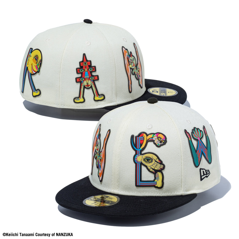 59FIFTY KEIICHI TANAAMI 田名網敬一 クロームホワイト ブラックバイザー