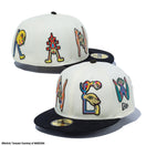59FIFTY KEIICHI TANAAMI 田名網敬一 クロームホワイト ブラックバイザー