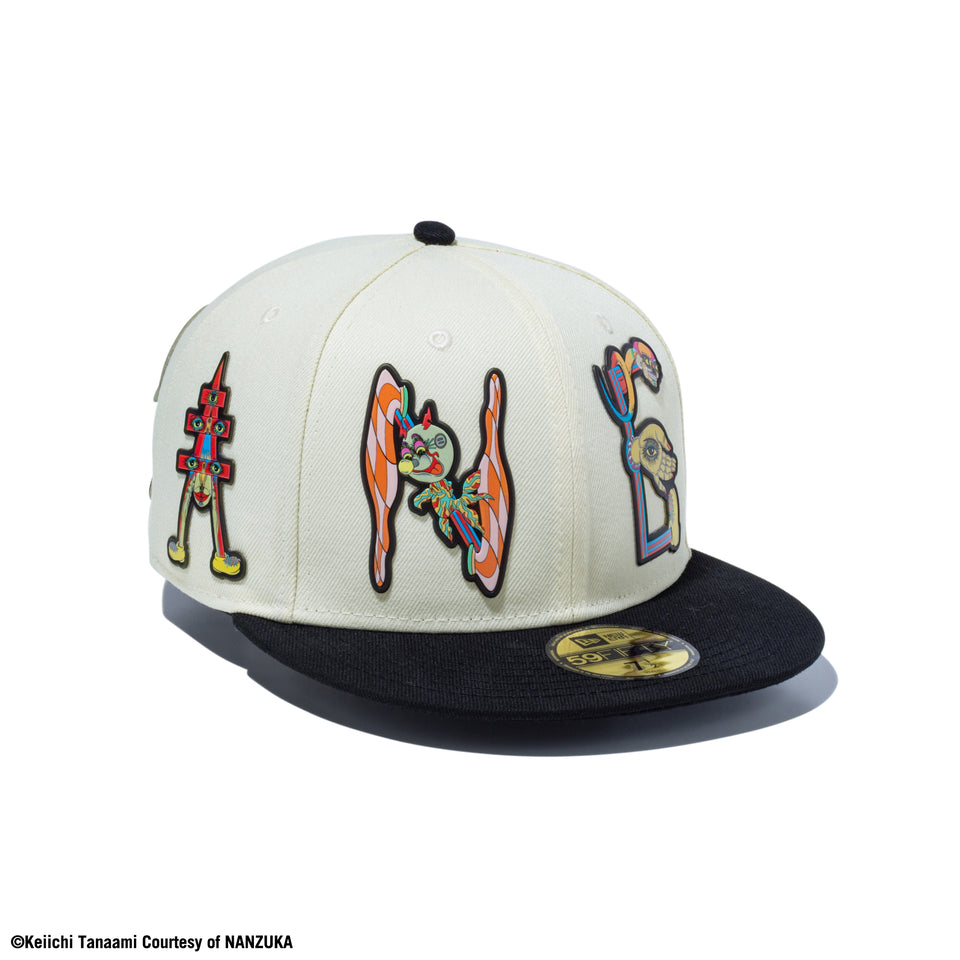 59FIFTY KEIICHI TANAAMI 田名網敬一 クロームホワイト ブラックバイザー