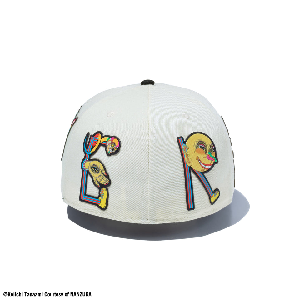 59FIFTY KEIICHI TANAAMI 田名網敬一 クロームホワイト ブラックバイザー