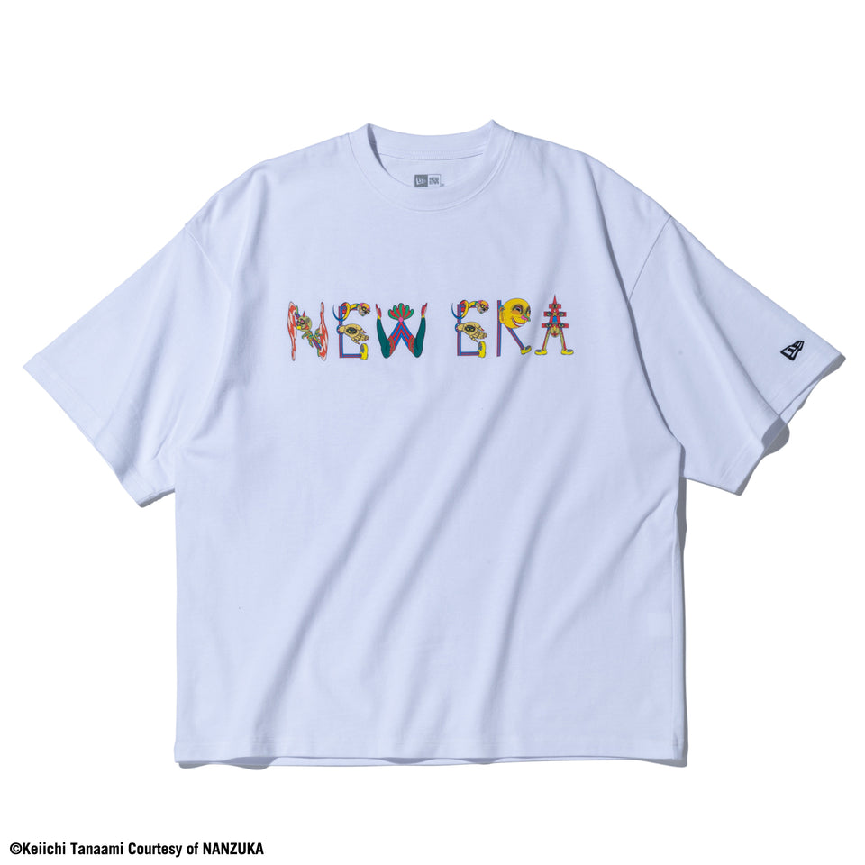 オーバーサイズド コットン Tシャツ KEIICHI TANAAMI 田名網敬一 ホワイト