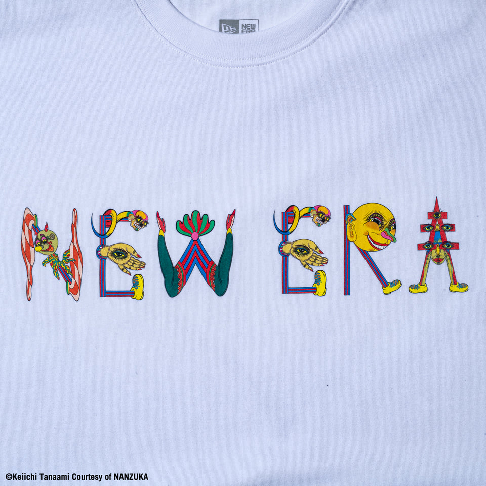 オーバーサイズド コットン Tシャツ KEIICHI TANAAMI 田名網敬一 ホワイト