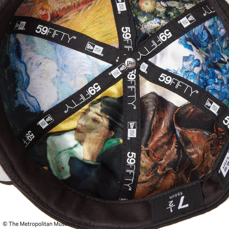 59FIFTY The Met ライニングアート ブラック/ホワイト
