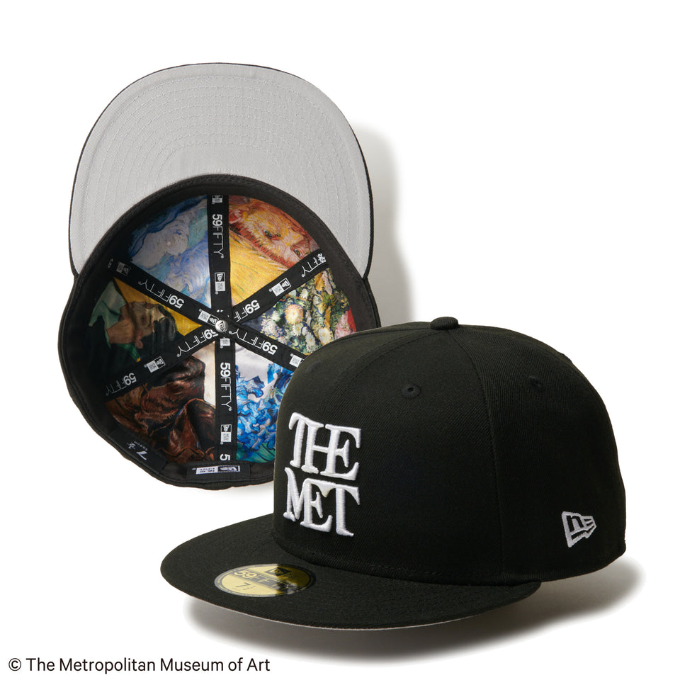 59FIFTY The Met ライニングアート ブラック/ホワイト