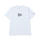 半袖 コットン Tシャツ フラッグロゴ ミッド ホワイト レギュラーフィット