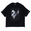 半袖 オーバーサイズド コットン Tシャツ 高倉健 × 永楽屋 ブラック