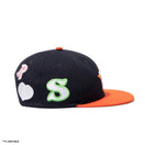 RC 9FIFTY ©SAINT Mxxxxxx × MLB ヒューストン・アストロズ ネイビー オレンジバイザー