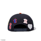 RC 9FIFTY ©SAINT Mxxxxxx × MLB ヒューストン・アストロズ ネイビー オレンジバイザー