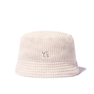 ニットバケット Y's SS25 アウトラインロゴ ストーン