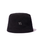 ニットバケット Y's SS25 アウトラインロゴ ブラック