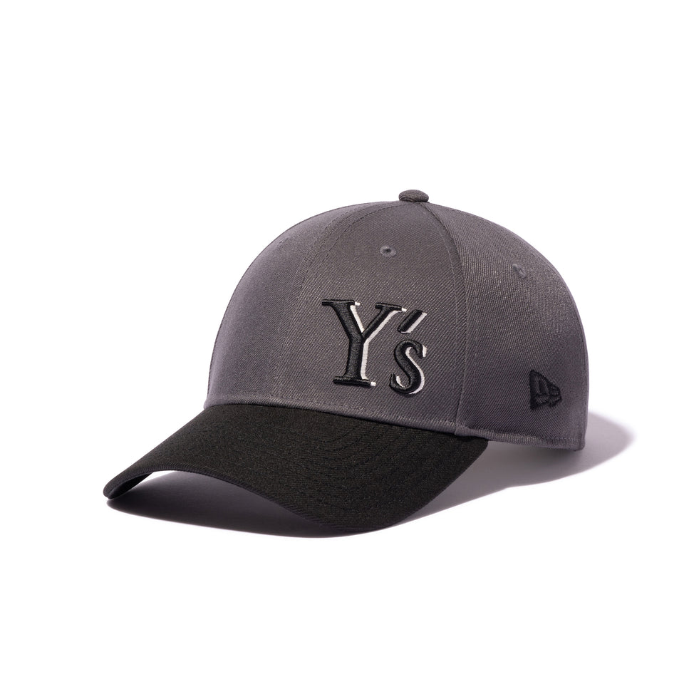 9FORTY Y's SS25 アウトラインロゴ ダークグレー ブラックバイザー