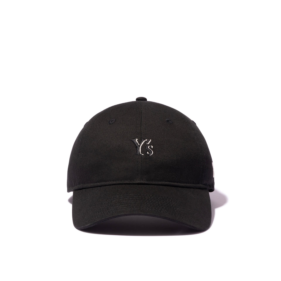 9TWENTY ロングバイザー Y's SS25 アウトラインロゴ ブラック