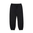 裏毛 スウェット パンツ Y's SS25 アウトラインロゴ ブラック