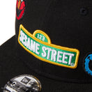 キッズ Youth 9FIFTY SESAME STREET セサミストリート オールオーバー ブラック