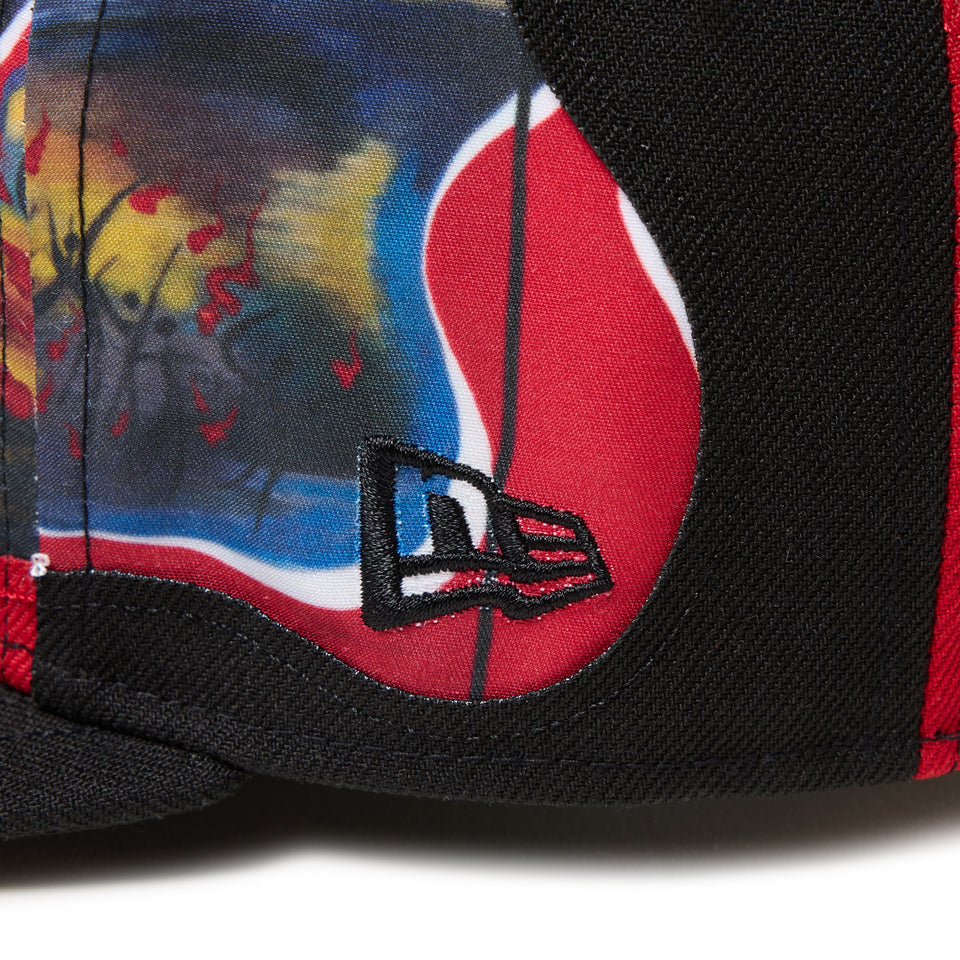 59FIFTY TARO OKAMOTO 岡本太郎 明日の神話 ブラック/スカーレット | NEW ERA ニューエラ公式オンラインストア